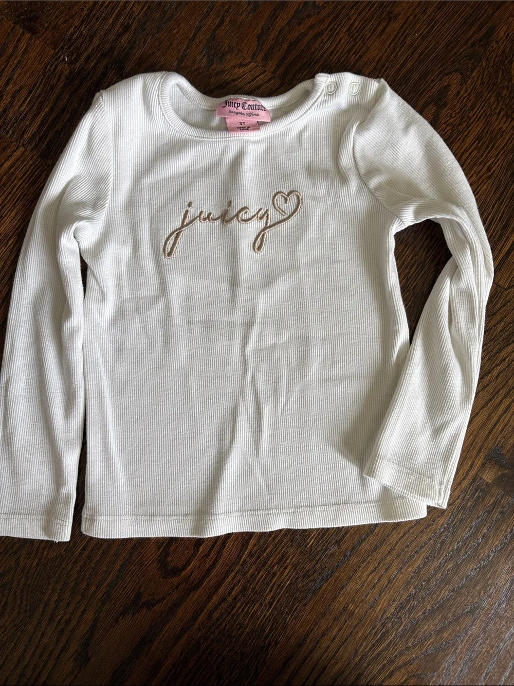 Juicy Couture 3T Matching Sets & Jacket- Tan, faux fur white, and animal print